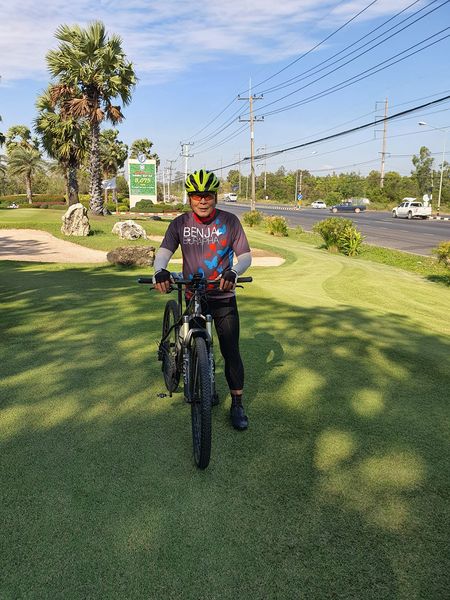 สนามกอล์ฟ กบินทร์บุรี สปอร์ตคลับ Kbsc 1 person standing bicycle and outdoors สนามกอล์ฟ กบินทร์บุรี สปอร์ตคลับ Kbsc 1 person standing bicycle and outdoors