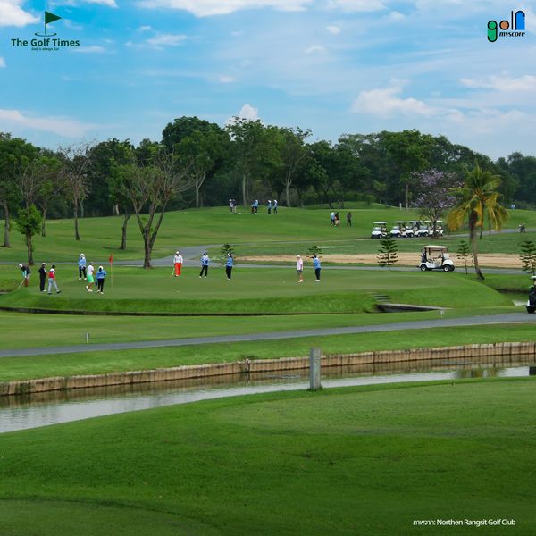 Northern Rangsit Golf Club 14 people sky grass and text