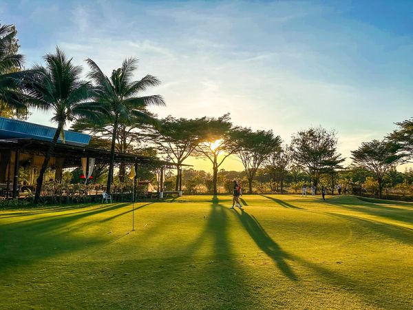 สนามกอล์ฟ กบินทร์บุรี สปอร์ตคลับ Kbsc 1 person tree grass sky and nature