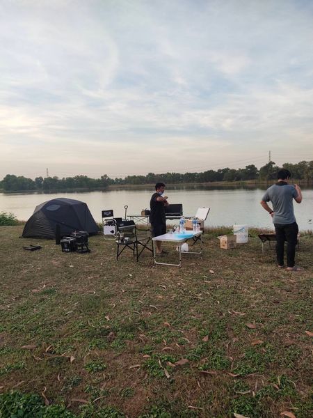 2 people and body of water 2 people and body of water