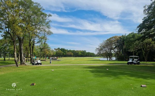 Thana City Country Club nature golf course and grass