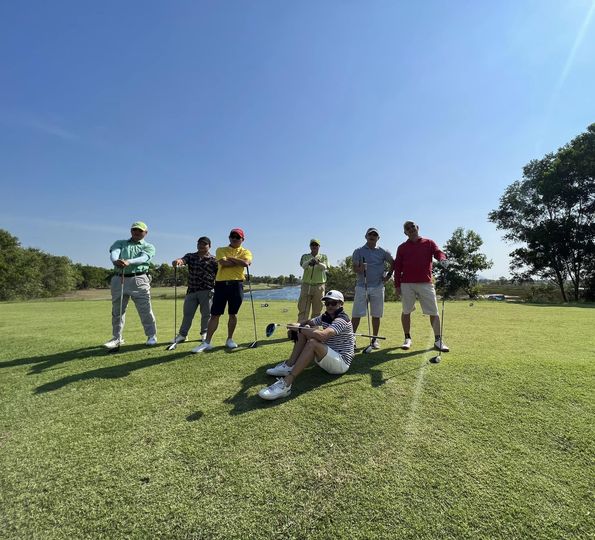 331 Golf Club 7 people people standing and grass