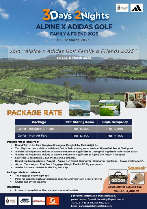 Alpine Golf Club outdoors and text