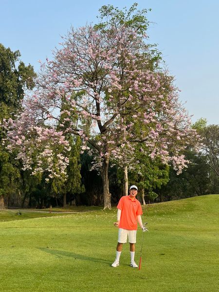 สนามกอล์ฟไดนาสตี้ แอนด์ คันทรีคลับ Dynasty Golf amp Country Club 1 person flower nature and tree