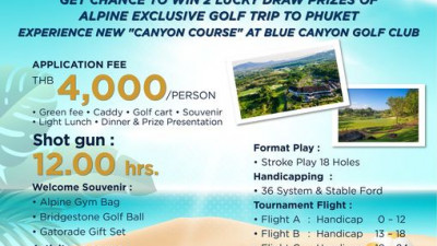 The wait is over, our golf tournament is back again.
