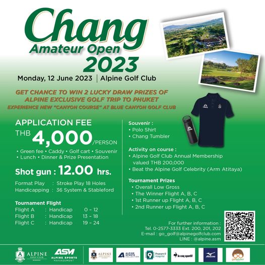Alpine Golf Club golf and text