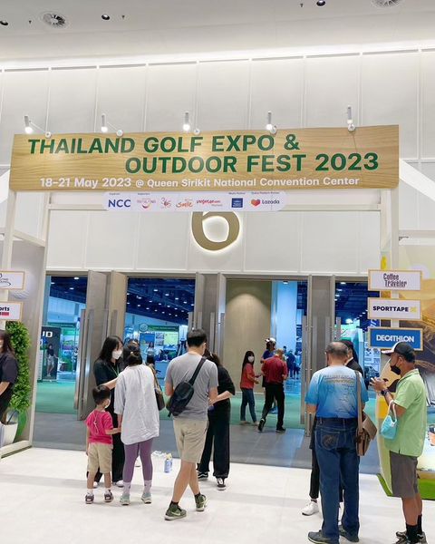 Lotus Valley Golf Resort 12 people people golfing and THAILAND GOLF EXPO OUTDOOR FEST 2023 18 21 May 2023 Queen Sirikit National Convention Center NCC THALAND mle voegetAr cm Lazada Coffee Traveler SPORTTAPE DECATHION CELO