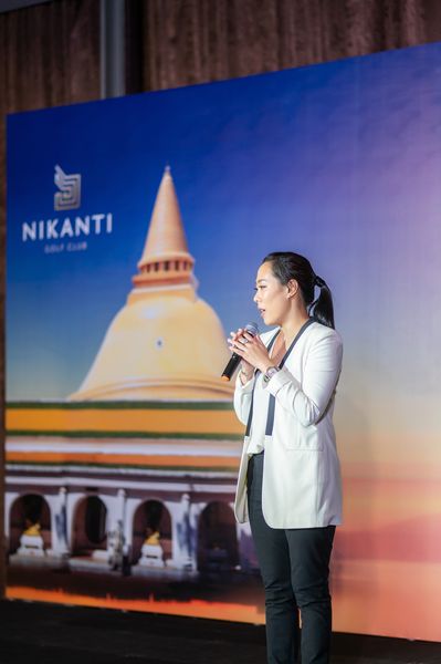 Nikanti Golf Club Nakhon Pathom 1 person and text