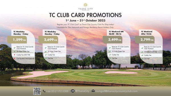 Thana City Country Club golf golf course and text