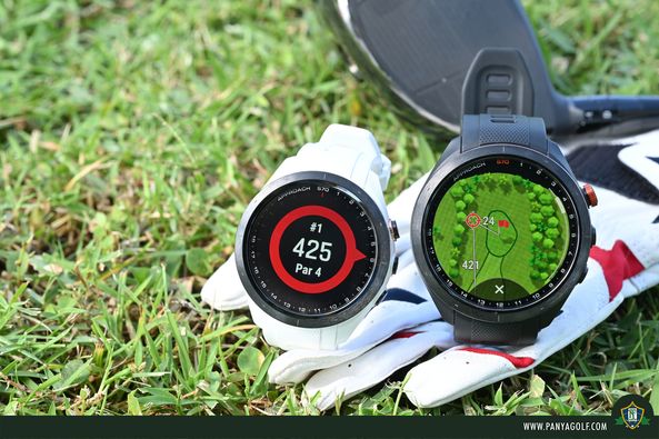 Panya Indra Golf Club digital watch and text
