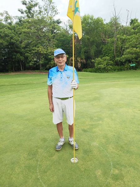 The Vintage Club 1 person golfing and golf course