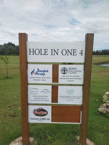 Bangpakong Riverside Country Club golf golf course and text