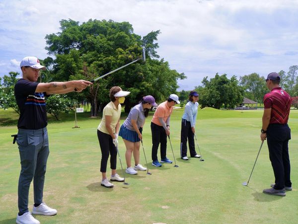 Muang Ake Golf Club 6 people people golfing and golf course-4