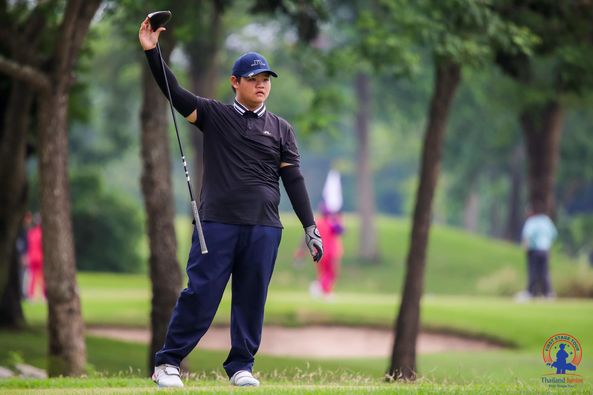 Lotus Valley Golf Resort 1 person golfing golf course and Thailan hailand Junior
