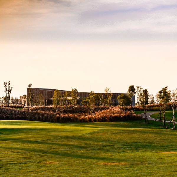 Siam Country Club Bangkok silo golf course and twilight