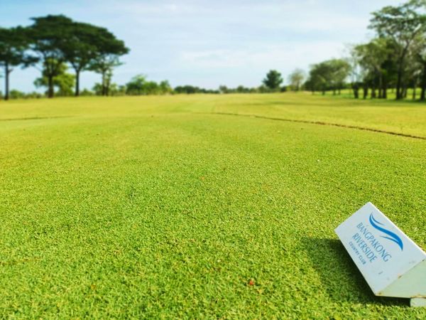 Bangpakong Riverside Country Club golf golf course and text