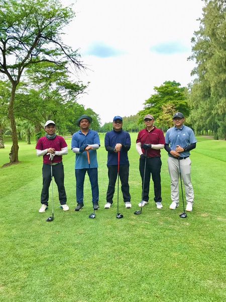The Pine Golf Club 5 people people golfing and golf course