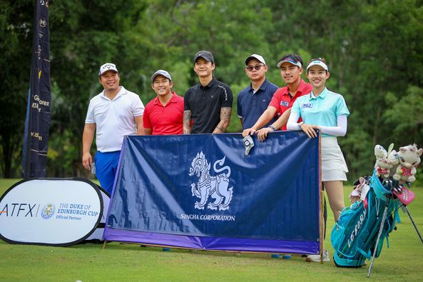 สนามกอล์ฟไดนาสตี้ แอนด์ คันทรีคลับ Dynasty Golf amp Country Club 5 people people golfing golf course and text