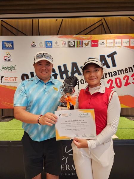 Krungthep Kreetha 2 people people golfing golf course and text-3