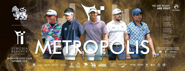 Bangkok Golf Club 5 people and text