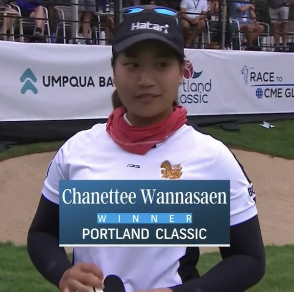 Krungthep Kreetha 2 people people golfing and Hatari UMPQUA BA tland assic TRACE TO cme GL Chanettee Wannasaen WINNER NER P PORTLAND CLASSIC