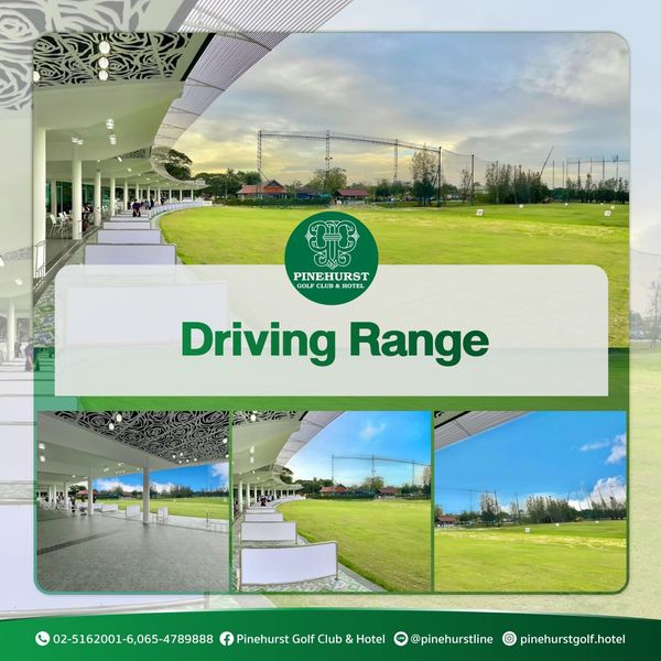Pinehurst Golf Club amp Hotel 3 people people golfing golf cart golf course and text