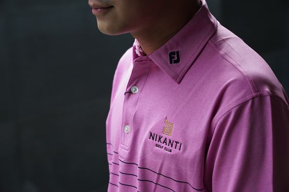 Nikanti Golf Club Nakhon Pathom 1 person golfing and NIKANTI CLUB GOLF