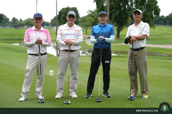 Panya Indra Golf Club 4 people people golfing golf course and text