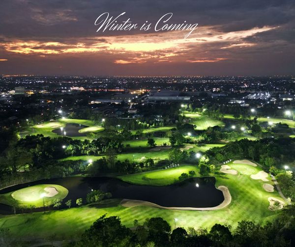Bangkok Golf Club nbsp golf golf cart golf course twilight and text