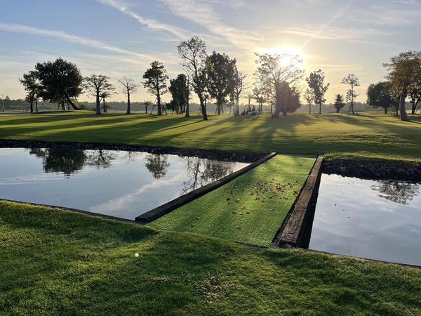 The RG City Golf Club or The Royal Gems Golf City nbsp golf golf cart golf course and twilight