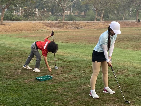สนามกอล์ฟไดนาสตี้ แอนด์ คันทรีคลับ Dynasty Golf amp Country Club nbsp 2 people people golfing golf course and text
