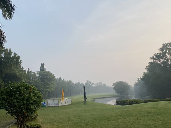 สนามกอล์ฟไดนาสตี้ แอนด์ คันทรีคลับ Dynasty Golf amp Country Club nbsp grass golf course and fog
