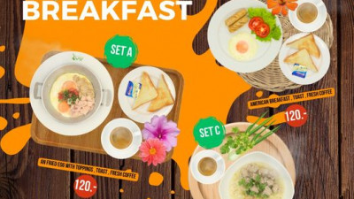Breakfast is served here ''Chuan Chom Restaurant''