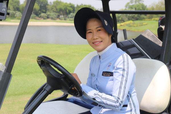 Alpine Golf Club nbsp 1 person golfing golf cart golf course and ALPINE COLFCLUB CLTT CLUJB