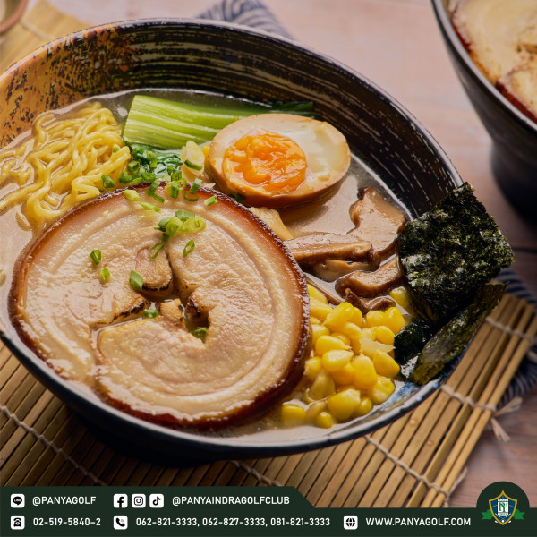 Panya Indra Golf Club nbsp ramen tofu sushi chow mein and text