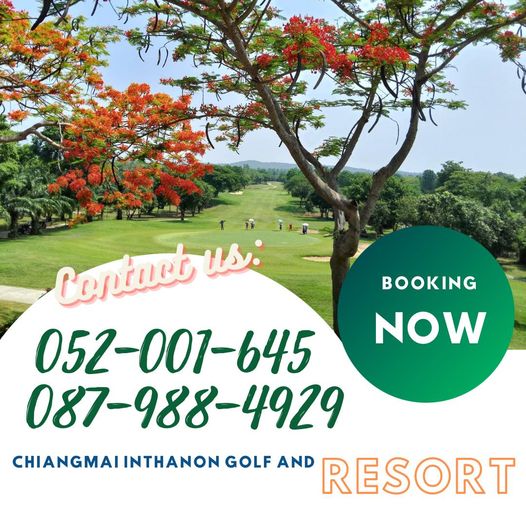 Chiangmai Inthanon Golf and Natural Resort 1 person golfing and text