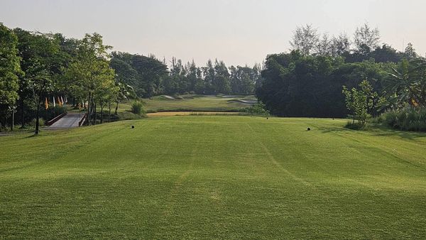 สนามกอล์ฟหริภุญชัย กอล์ฟคลับ golf fog golf course and grass