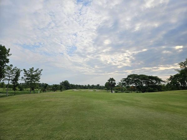 สนามกอล์ฟหริภุญชัย กอล์ฟคลับ golf golf cart golf course grass and twilight
