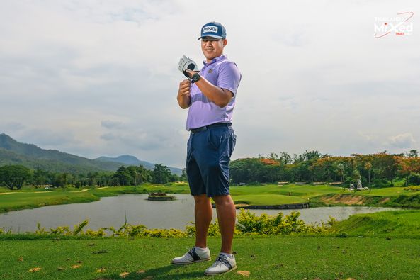 Gassan Khuntan Golf amp Resort Thailand 1 person golfing golf course and PING TRUST UST