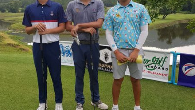 บรรยากาศ  T-OFF A-1 การแข่งขันแม็ทช์ THE CHAMPIONS NTJGC JUNIOR GOLF CHAMPIONSHIPS 2022-2023  สนามอัลไพน์ กอล์ฟ รีสอร์ท เชียงใหม