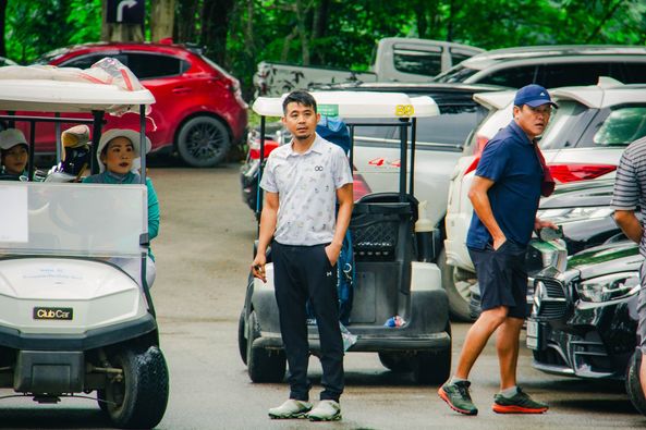 Gassan Khuntan Golf amp Resort Thailand 6 people people golfing segway golf cart and text
