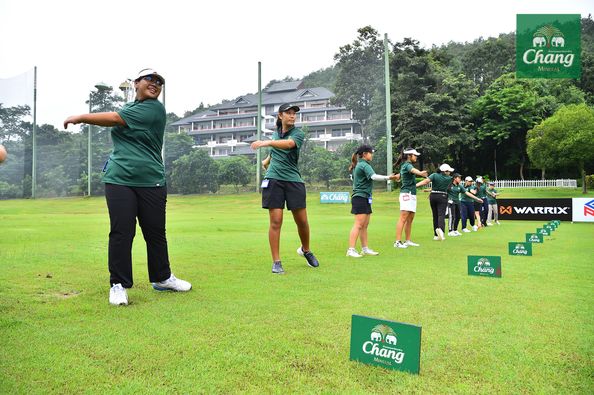 Alpinegolfresort Chiangmai 8 people people golfing people playing tennis golf course and text