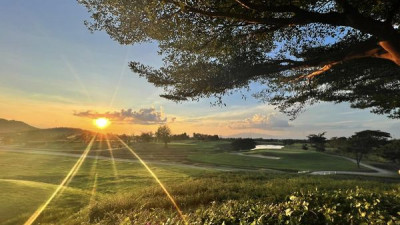 Beautiful sunset  #alpinegolfresortchiangmai #HoleB
