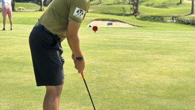 Short Game session Korea gang   Wooyoung Arisu Scott  Alpinegolfresort Chiangmai