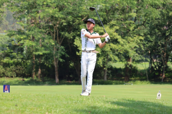 Alpine Golf Resort Chiangmai nbsp 1 person golfing golf course and text-3