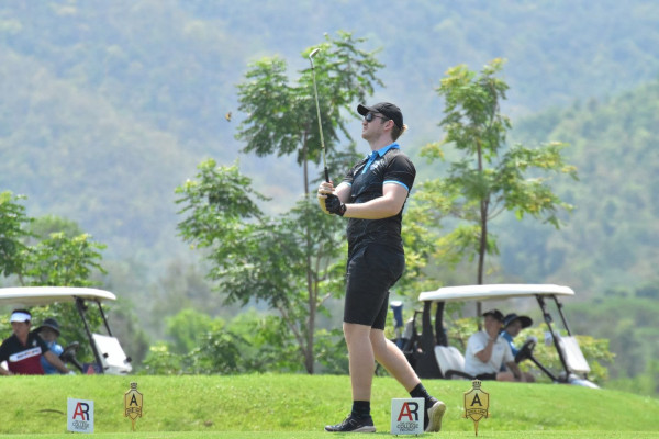 Alpine Golf Resort Chiangmai nbsp 3 people people golfing golf course and text