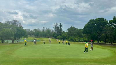 รวมภาพบรรยากาศการแข่งขันกอล์ฟ