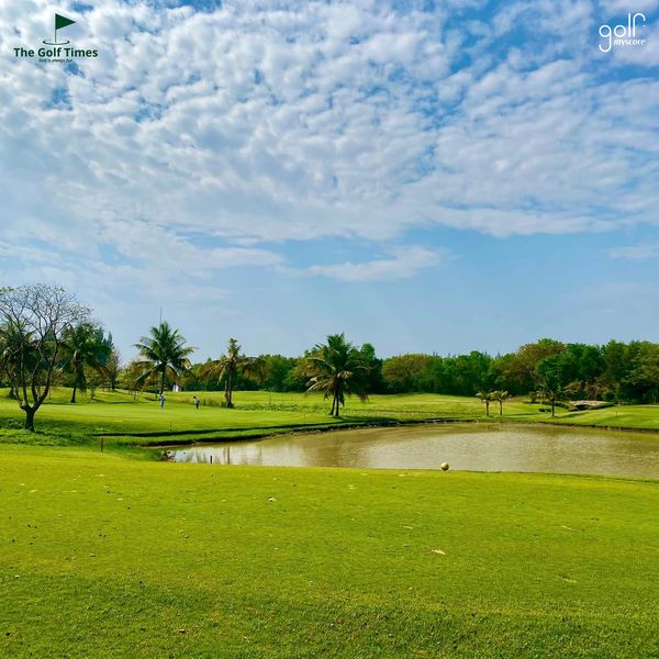 1 person nature sky golf course grass tree and text 1 person nature sky golf course grass tree and text