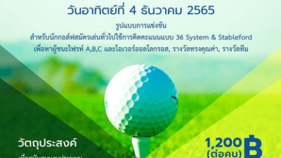ในวันอาทิตย์ที่ 4 ธันวาคม 2565 ทางสนามกอล์ฟหริภุญชัยกอล์ฟคลับได้เป็นสถานที่ในการจัดการแข่งขัน กอล์ฟการกุศล ส่งใจไปพิจิตรเกมส์ เพื่อหารายได้สนับสนุนนักกีฬาตัวแทนจังหวัดลำพูน เข้าร่วมการแข่งขันกีฬาแห่งชาติ คัดภาค 5 ประเภทเยาวชนและประเภทอาวุโส จังหวัดพิจิต