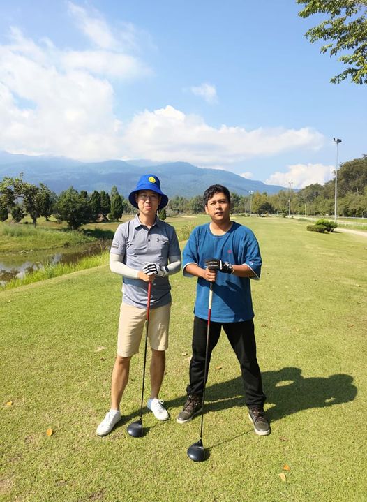 Lanna Golf Club 2 people people standing and grass Lanna Golf Club 2 people people standing and grass